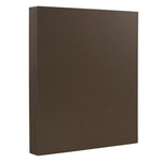 JAM Paper 100 lb. Cardstock Paper, 8.5" x 11", Chocolate Brown, 250 Sheets/Ream (8109252B)
