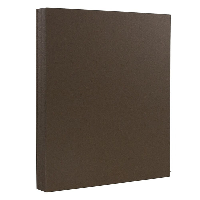 JAM Paper 100 lb. Cardstock Paper, 8.5" x 11", Chocolate Brown, 250 Sheets/Ream (8109252B)