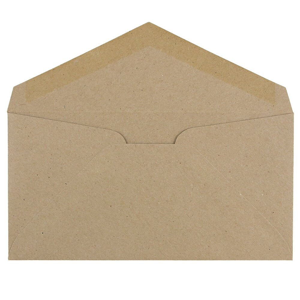 JAM Paper Kraft Monarch Envelopes, 3.875 x 7.5, Brown Kraft Paper Bag, 25/Pack (36317567)