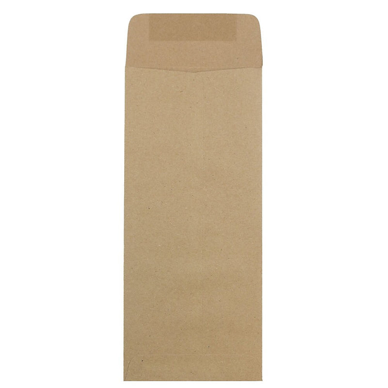 JAM Paper #14 Kraft Policy Business Envelopes, 5 x 11.5, Brown Kraft Paper Bag, 25/Pack (36317569)