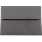 JAM Paper 4Bar A1 Invitation Envelopes, 3.625 x 5.125, Dark Grey, 25/Pack (36396431)