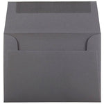 JAM Paper 4Bar A1 Invitation Envelopes, 3.625 x 5.125, Dark Grey, 25/Pack (36396431)