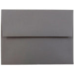 JAM Paper A2 Invitation Envelopes, 4.375 x 5.75, Dark Grey, Bulk 1000/Carton (36396432B)