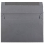 JAM Paper A8 Invitation Envelopes, 5.5 x 8.125, Dark Grey, 25/Pack (36396435)