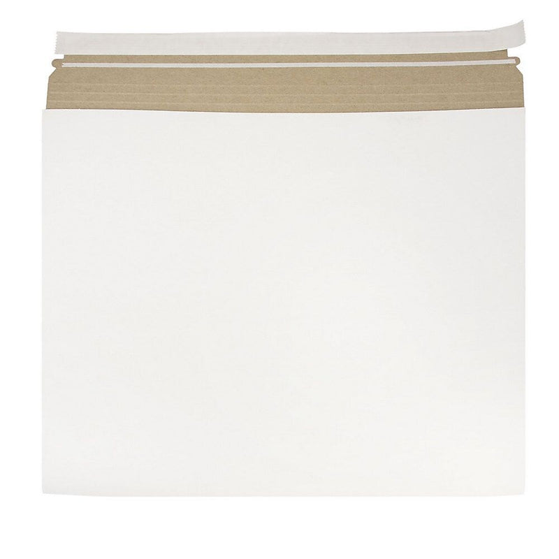 Expandable Photo Mailer Envelopes with Self-Adhesive Closure, 17 x 14 x 1, White, Sold Individually (48906708)