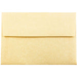 JAM Paper 4Bar A1 Parchment Invitation Envelopes, 3.625 x 5.125, Antique Gold Recycled, Bulk 1000/Carton (90090522B)