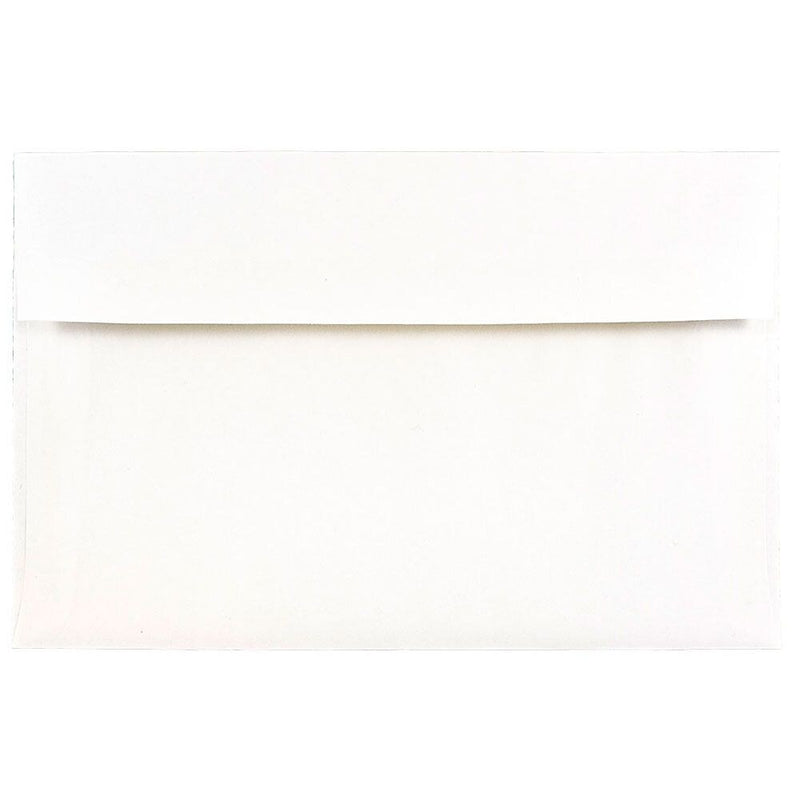 JAM Paper A10 Foil Lined Invitation Envelopes, 6 x 9.5, White with Silver Foil, 25/Pack (900905601)