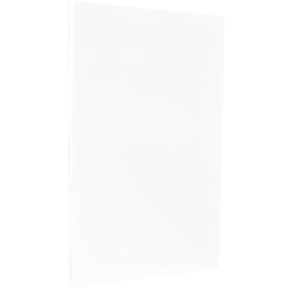 JAM Paper Legal Strathmore, 8.5" x 14", Business paper, 32 lbs., Bright White Wove, 100 Sheets/Pack (2203719135)