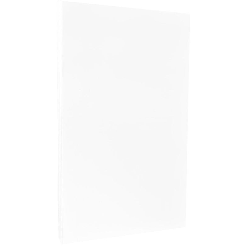 JAM Paper Legal Strathmore, 8.5" x 14", Business paper, 32 lbs., Bright White Wove, 100 Sheets/Pack (2203719135)