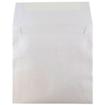 JAM Paper 6.5 x 6.5 Square Metallic Invitation Envelopes, Stardream Silver, Bulk 1000/Carton (GCST509B)