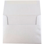 JAM Paper A2 Metallic Invitation Envelopes, 4.375 x 5.75, Stardream Silver, Bulk 1000/Carton (GCST609B)
