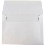 JAM Paper A6 Metallic Invitation Envelopes, 4.75 x 6.5, Stardream Silver, 25/Pack (GCST659)