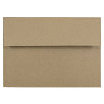 JAM Paper Kraft A7 Invitation Envelopes, 5.25 x 7.25, Brown Kraft Paper Bag, 25/Pack (LEKR700)
