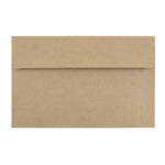 JAM Paper Kraft A10 Invitation Envelopes, 6 x 9.5, Brown Kraft Paper Bag, 25/Pack (LEKR850)