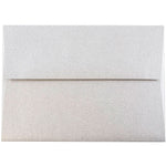 JAM Paper 4Bar A1 Metallic Invitation Envelopes, 3.625 x 5.125, Stardream Silver, 25/Pack (V018243)
