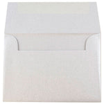JAM Paper 4Bar A1 Metallic Invitation Envelopes, 3.625 x 5.125, Stardream Silver, 25/Pack (V018243)