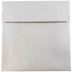 JAM Paper 6 x 6 Square Metallic Invitation Envelopes, Stardream Silver, Bulk 1000/Carton (V018307B)