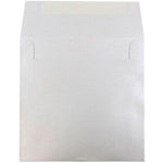 JAM Paper 8.5 x 8.5 Square Metallic Invitation Envelopes, Stardream Silver, Bulk 1000/Carton (V018318B)