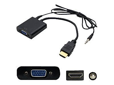 AddOn HDMI2VGAA HDMI 1.3 to VGA Adapter, Black