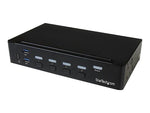 StarTech.com® SV431DPU3A2 4-Port DisplayPort Rack-Mount KVM Switch