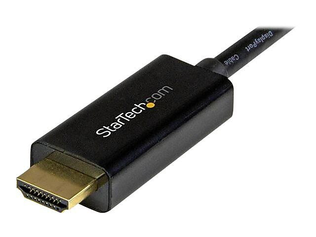 StarTech MDP2HDMM5MB 15.4' Mini DisplayPort/HDMI Audio/Video Cable, Black