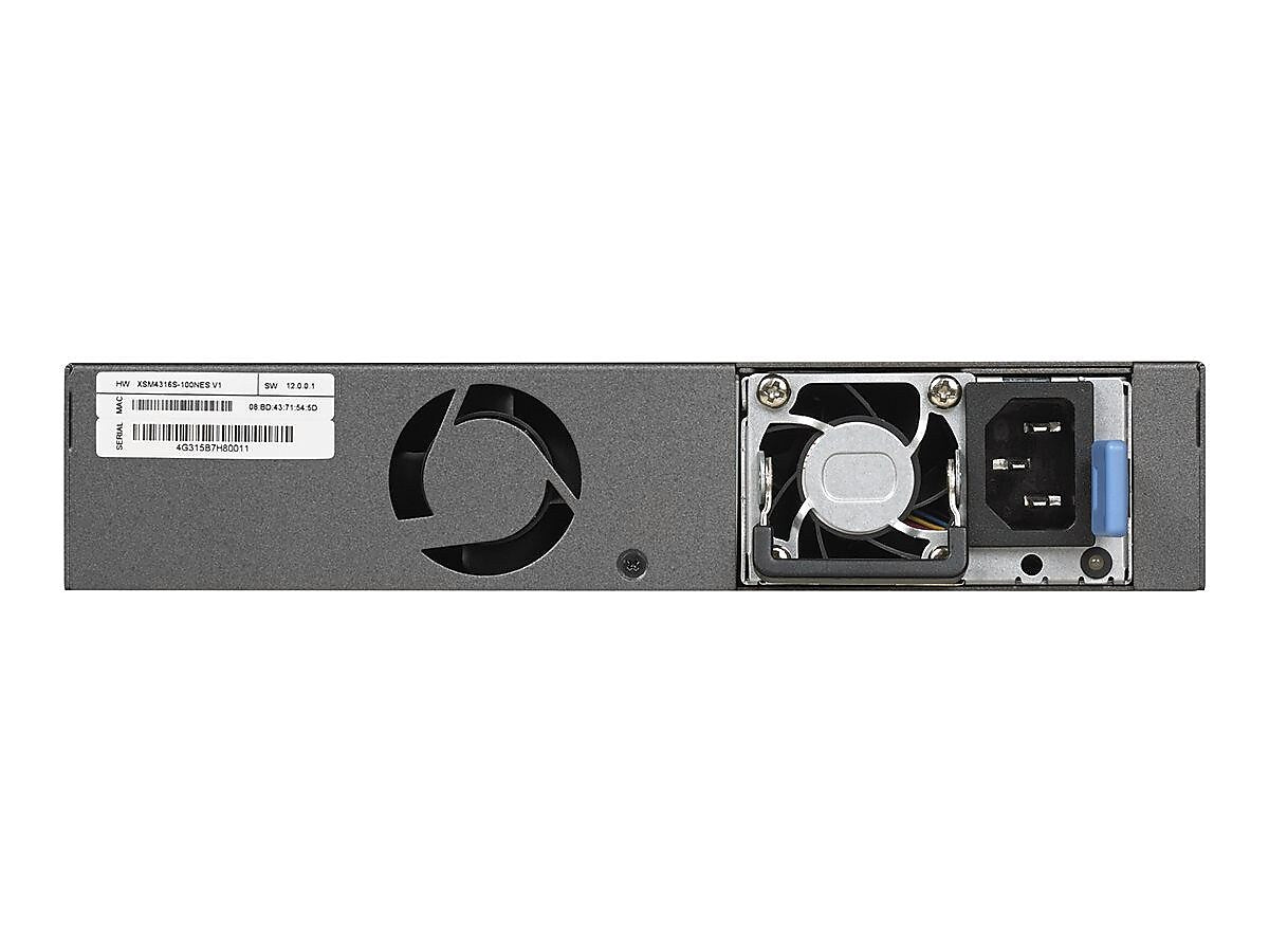 Netgear® XSM4316S-100NES ProSAFE® M4300 Intelligent Edge 8-Port Gigabit Ethernet Managed Switch