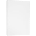 JAM Paper Strathmore 88 lb. Cardstock Paper, 11" x 17", Bright White, 250 Sheets/Ream (41747390B)