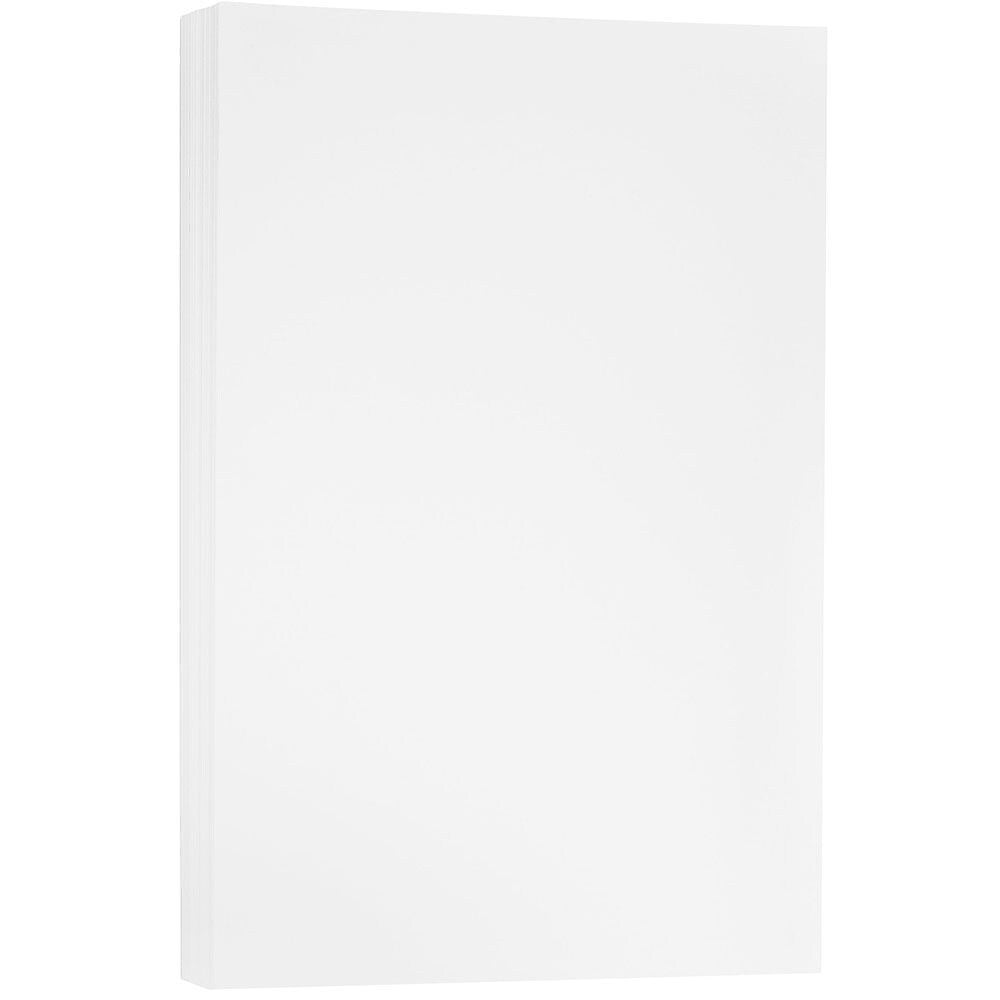 JAM Paper Strathmore 88 lb. Paper, 11" x 17", Bright White, 50 Sheets/Pack (41747390)