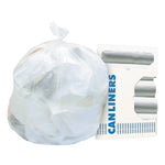 Heritage, Trash Bags, 50-56 Gallon, 43x48, High Density, 16 Mic, Natural, 200 CT, 8 rolls of 25 bags per roll, 16/Carton