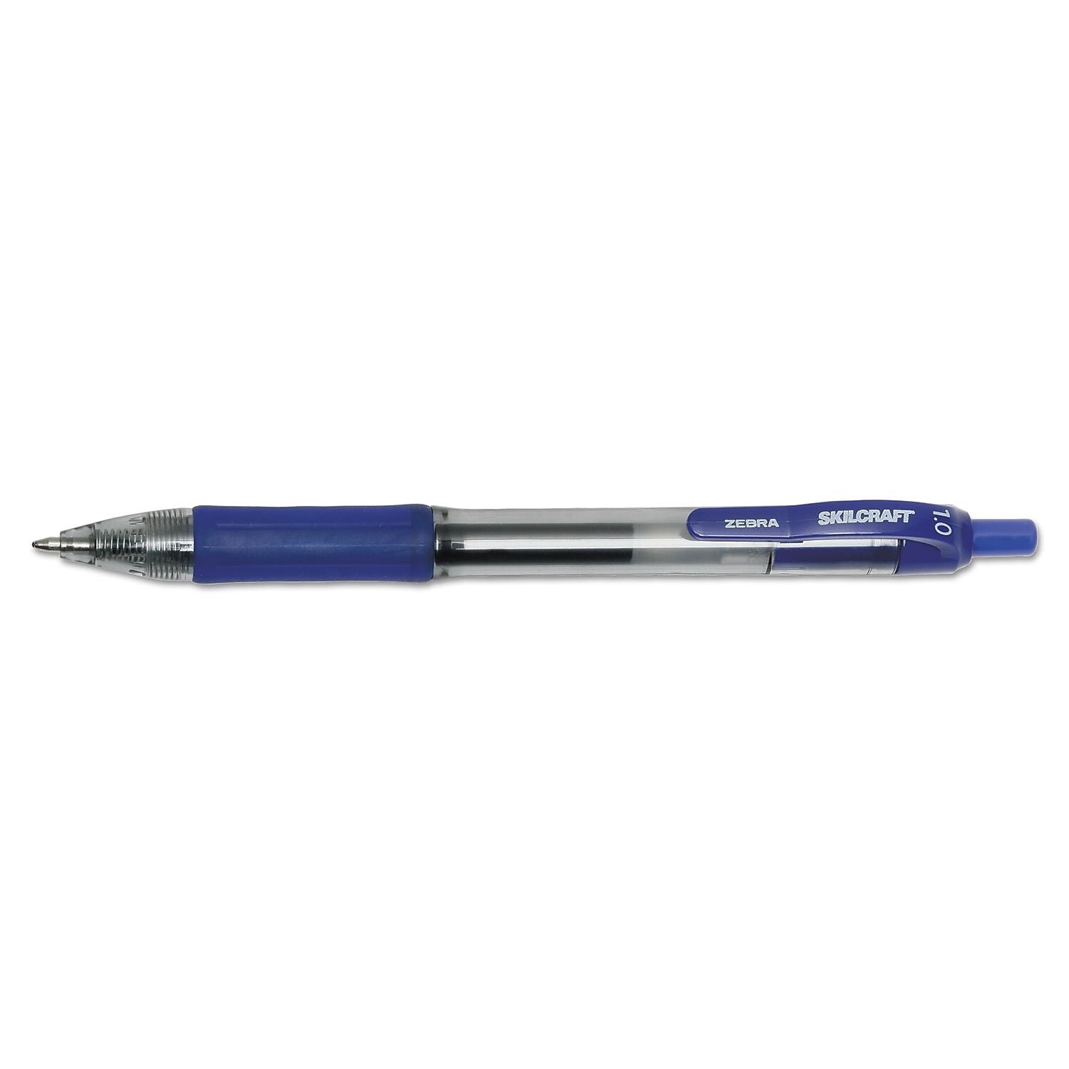AbilityOne 7520016473138 Skilcraft Retractable Gel Pen, Bold Point, Blue, 1 Dozen