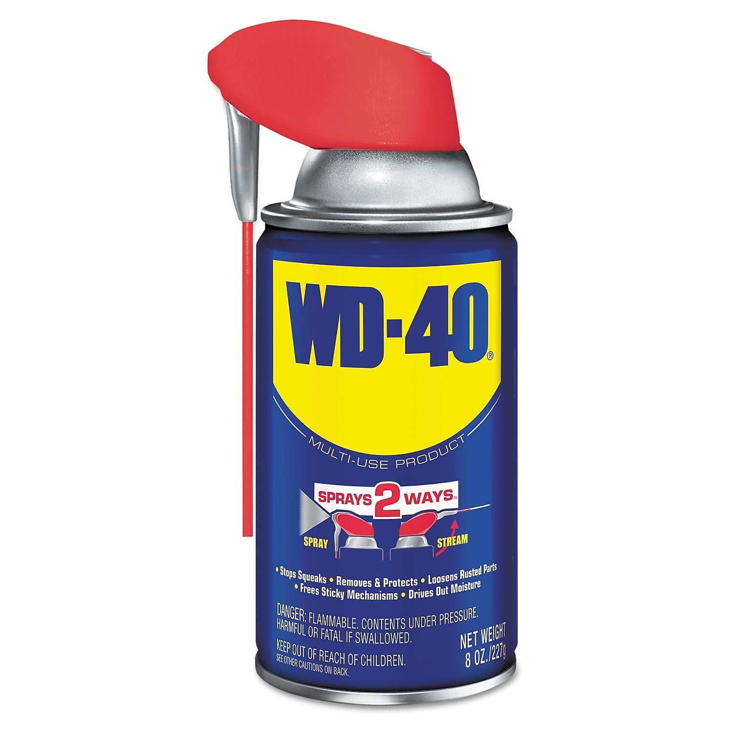 WD-40 Smart Straw 8 oz. Penetrating Lubricant, 12/Carton (WDF490026)