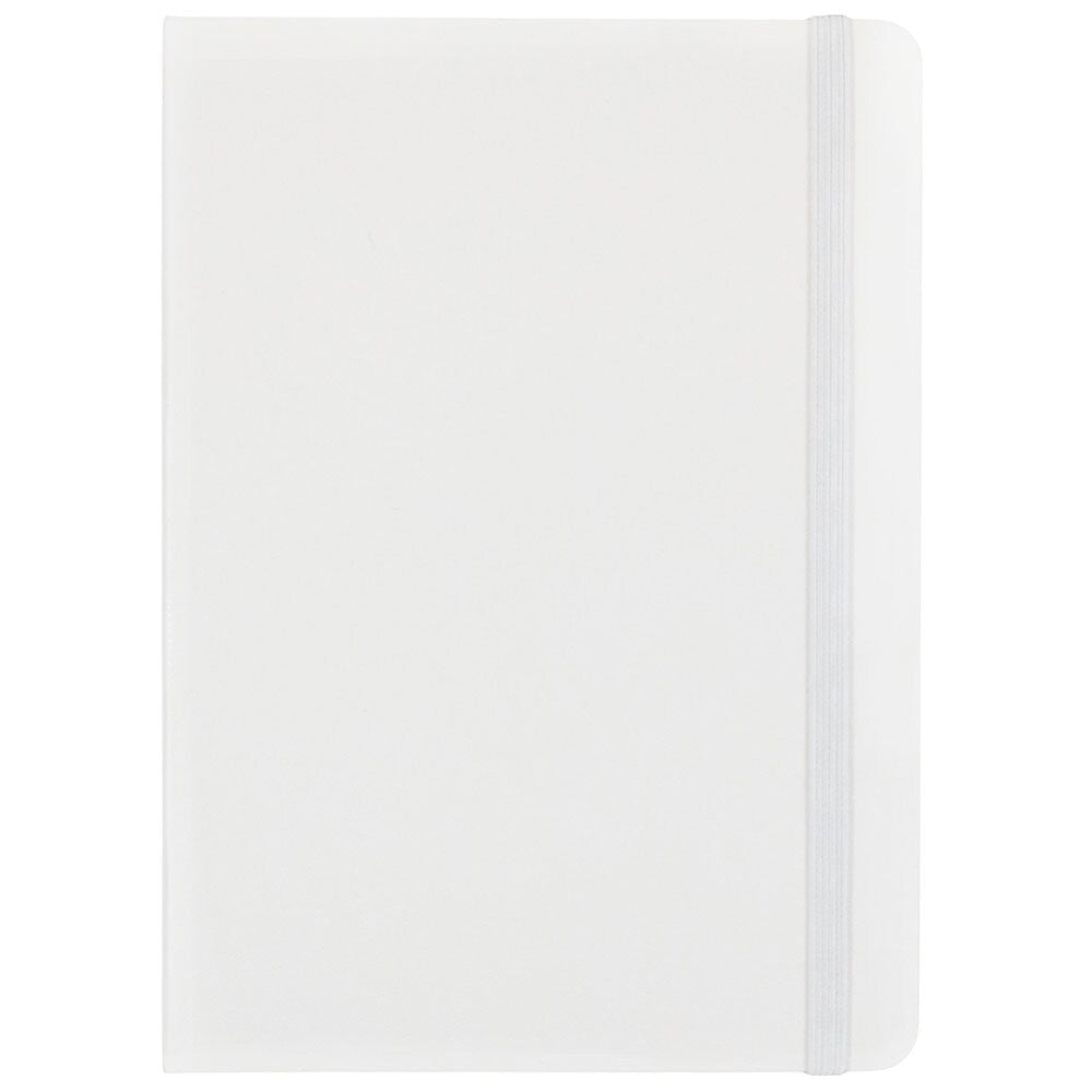JAM Paper 1-Subject Pocket Notebook, 5" x 7", Wide Ruled, 100 Sheets, White (340526605)
