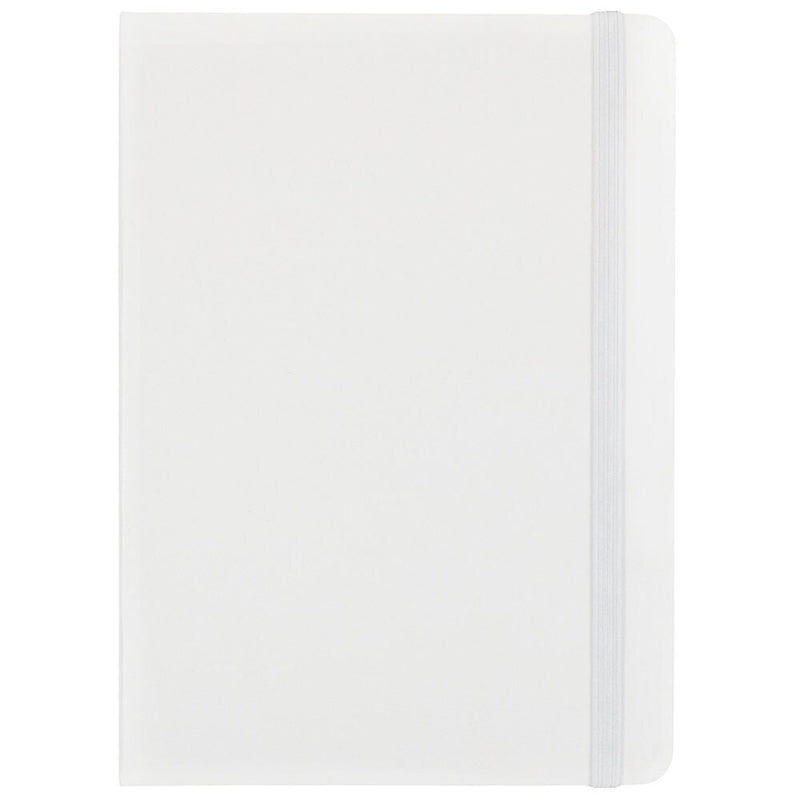 JAM Paper 1-Subject Pocket Notebook, 5" x 7", Wide Ruled, 100 Sheets, White (340526605)