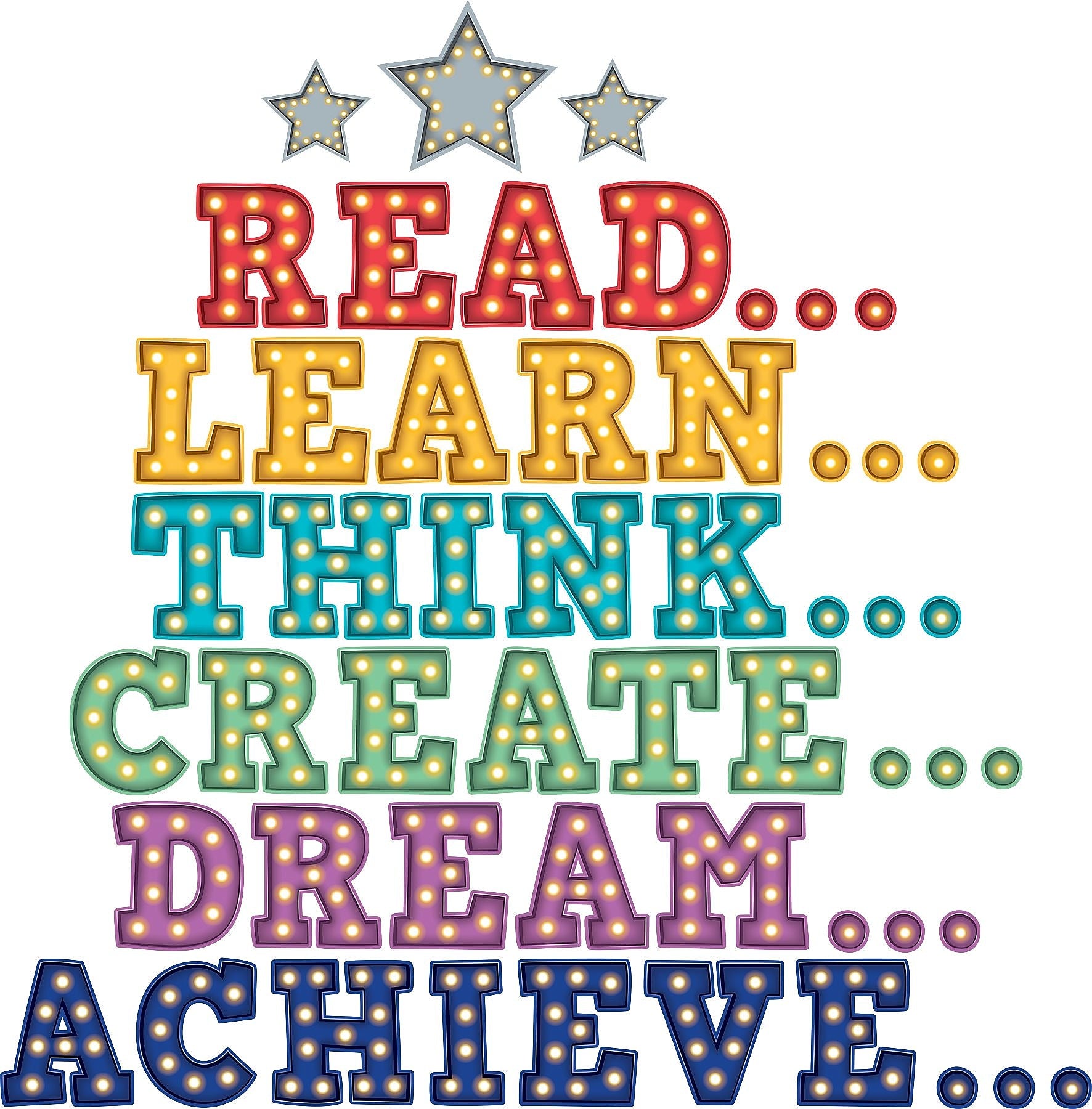 Teacher Created Resources Marquee Motivation 53 Piece Bulletin Board Display (TCR5867)
