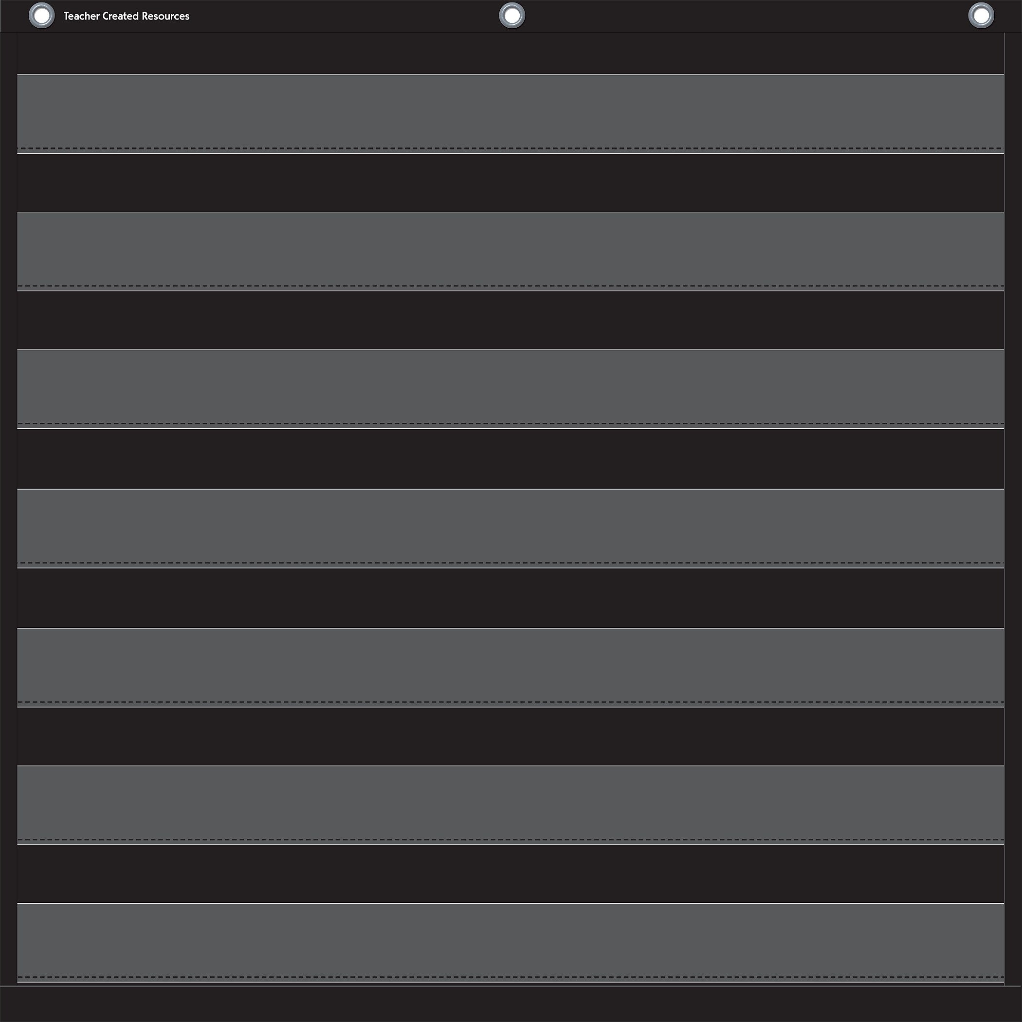 Teacher Created Resources, Black 7 Pocket Chart (TCR20740)
