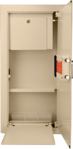 Barska Large Biometric Wall Safe - Cream (Ax12408)
