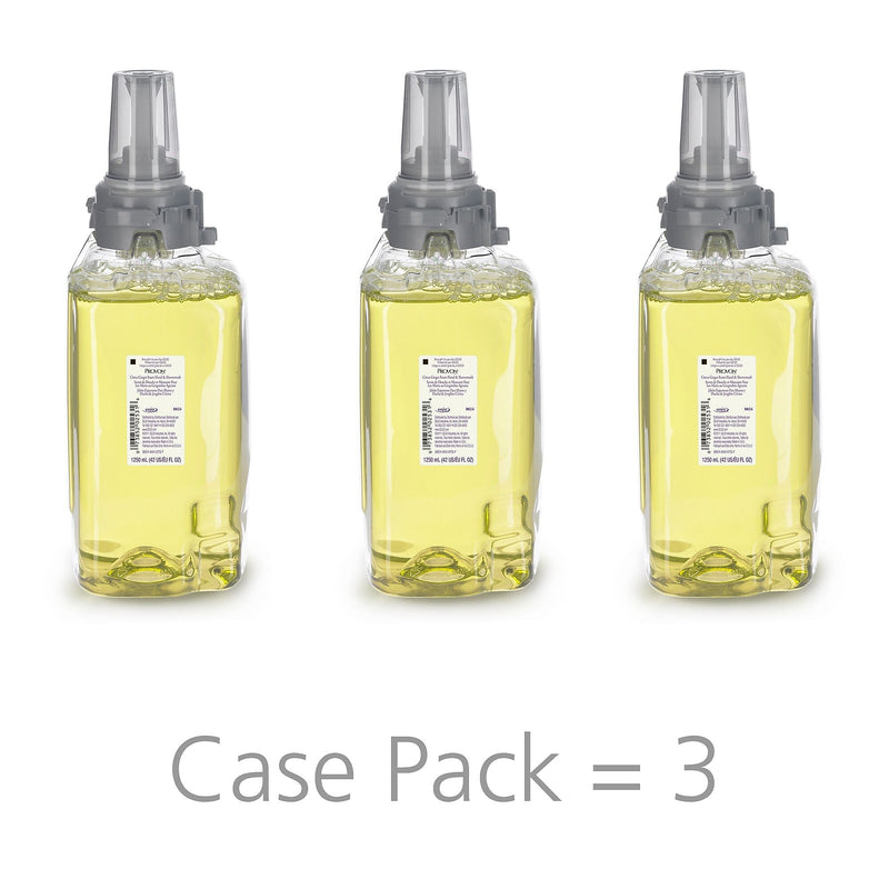 PROVON Foaming Hand Soap Refill for ADX 12 Dispenser, Citrus Ginger Scent, 1250 ml., 3/Carton (8824-03)
