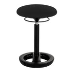 Safco Fabric Twixt Computer and Desk Stool, Black (3000BL)