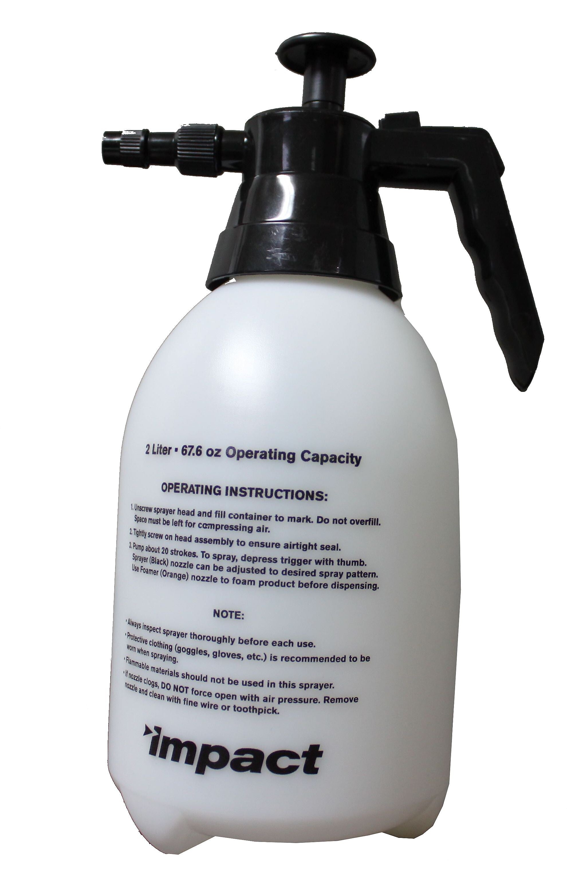 Impact Sprayer, 64 oz., Clear/Black (6500)