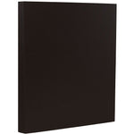 JAM Paper 80 lb. Cardstock Paper, 8.5" x 11", Black, 50 Sheets/Pack (64429575)