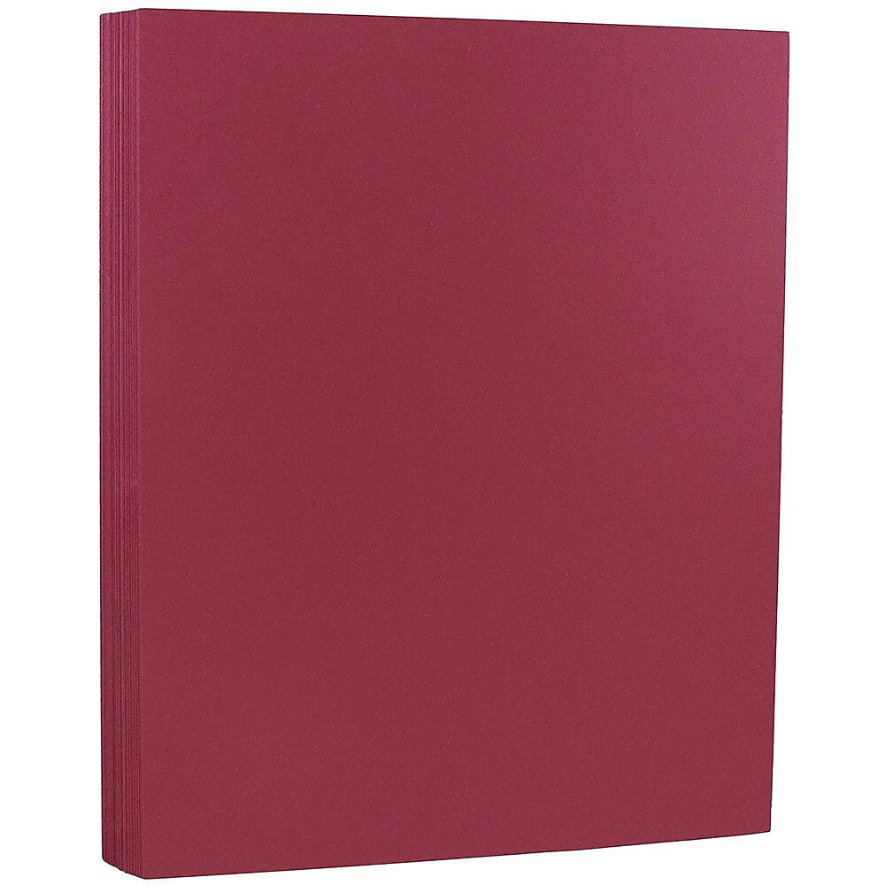 JAM Paper 60 lb. Cardstock Paper, 8.5" x 11", Brown Kraft, 50 Sheets/Pack (64426896)
