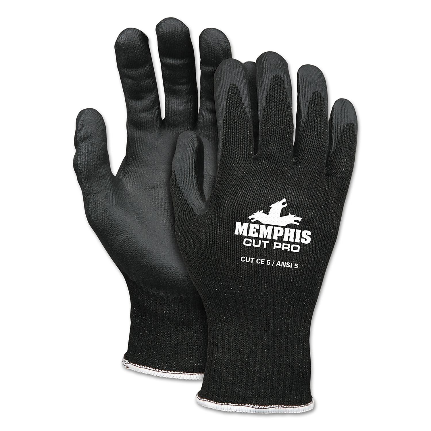Memphis Cut Pro 92720nf Gloves, X-Large, Black, Hppe, Nitrile Foam