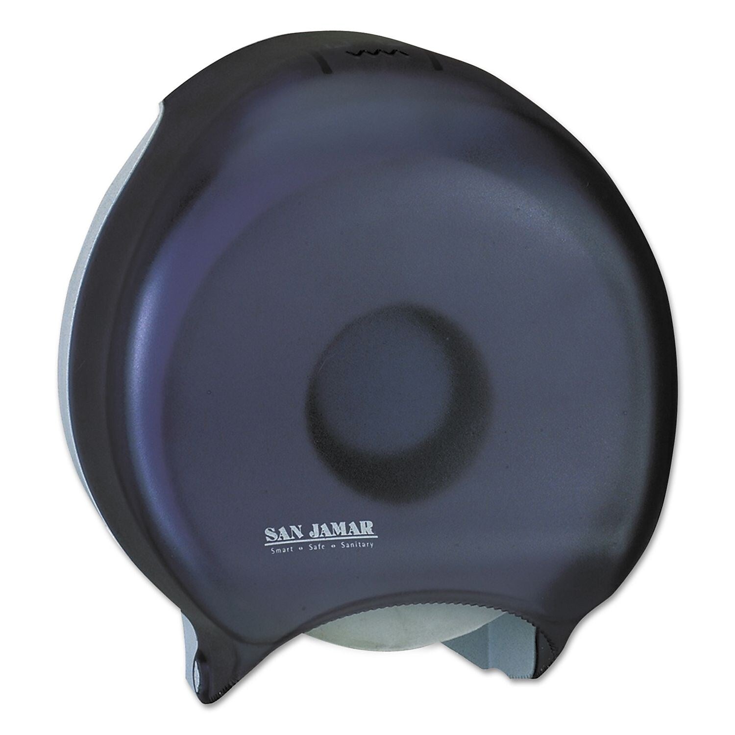 San Jamar Single 12" Jbt Bath Tissue Dispenser, 1 Roll, 12 9/10x5 5/8x14 7/8, Black Pearl