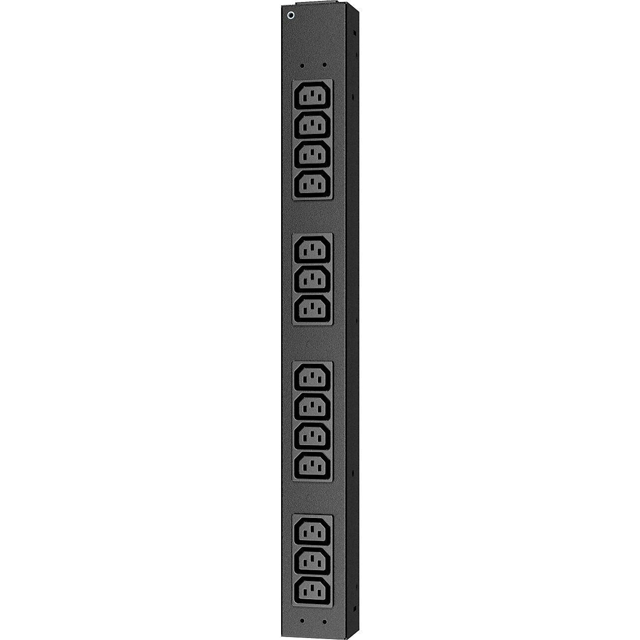 APC 200 - 240 VAC +6% to -10% Basic Power Distribution Unit, 16-Outlet, Black (AP6002A)