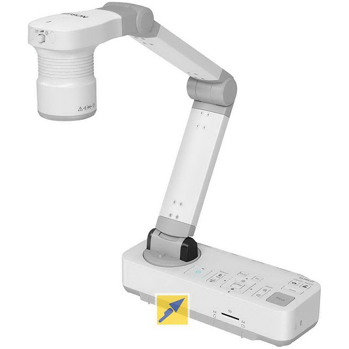 Epson® DC-21 2MP Document Camera 12x Zoom, White (V12H758020)