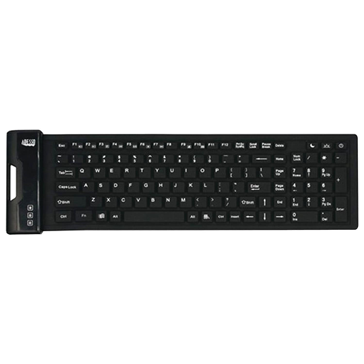 Adesso SlimTouch Wireless Keyboard, Black (AKB-222UB)