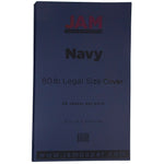 JAM Paper 80 lb. Cardstock Paper, 8.5" x 14", Navy Blue, 50 Sheets/Pack (64429515)