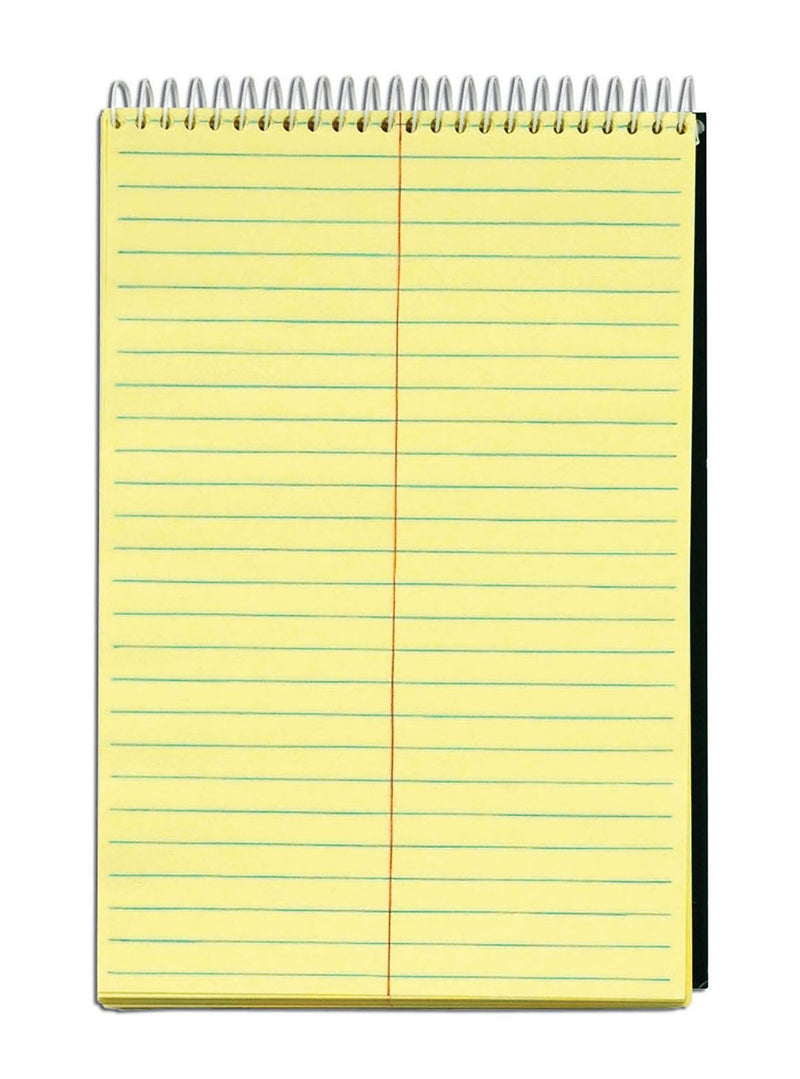 TOPS Docket Steno Book, 6" x 9", Gregg Ruled, Canary, 100 Sheets/Pad (63851)