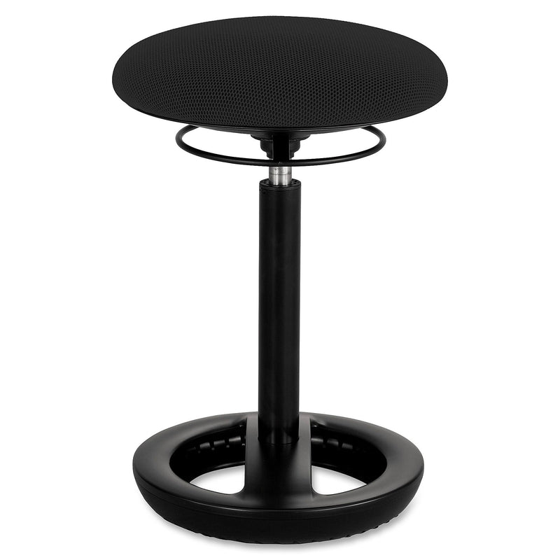 Safco Fabric Twixt Computer and Desk Stool, Black (3000BL)