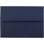 JAM Paper® Blank Greeting Cards Set, 4Bar A1 Size, 3.625 x 5.125, Navy Blue, 25/Pack (304624613)